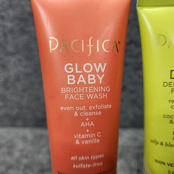 2 Pacifica Beauty Deep Cleansing Brightening Face Wash  Kale Detox Glow Baby 5Oz - Picture 2 of 7
